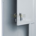 Металлический шкаф для одежды с Г-образными дверьми Sul 52